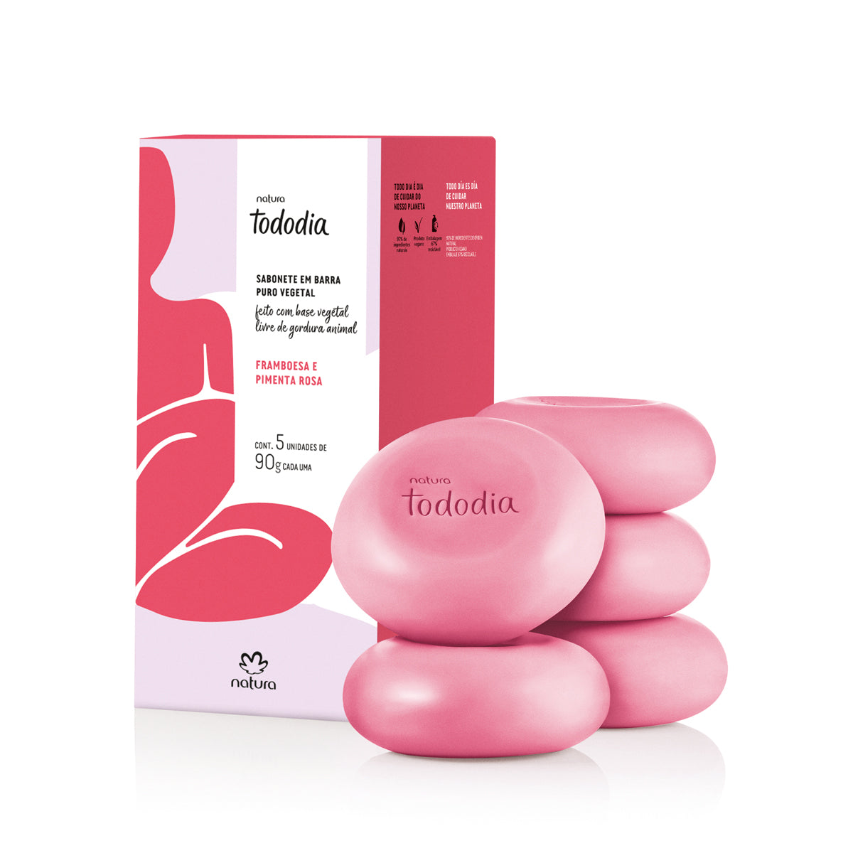 Jabón Tododia Frambuesa y Pimienta Rosa